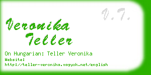 veronika teller business card